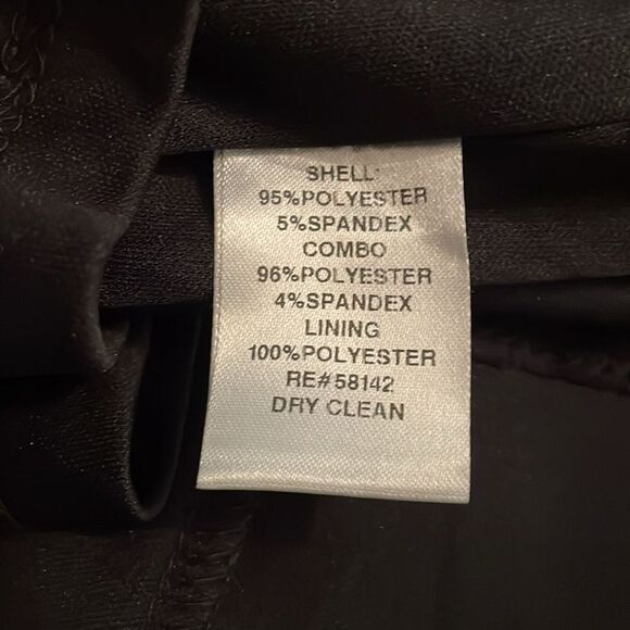 Maggy London Black Snakeskin Print Knit Sheath Dress Womens Size 10 Career - Picture 8 of 10